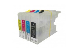 Refillable Cartridges for Brother LC1220 all colours CMYK