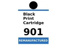1 sheet labels for HP 901 Black (72 labels)
