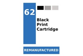 Label for HP 62 Black (72 labels per sheet)