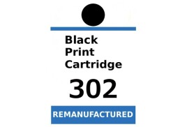 Labels for HP 302 Black (72 labels per sheet)