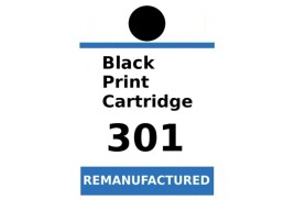 1 sheet labels for HP 301 Black (72 labels)